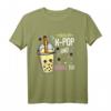K-Pop & Bubble Tea Langarmshirt – Koreanische Musik, Hangeul & Korea-Reise Design, Perfektes Geschenk für Fans und Liebhaber