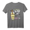 K-Pop & Bubble Tea Langarmshirt – Koreanische Musik, Hangeul & Korea-Reise Design, Perfektes Geschenk für Fans und Liebhaber