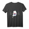 Südkorea Herzschlag Korea Flagge T-Shirt – Perfekt für Korea-Reisen, Koreanisch-Lernen & Kulturbegeisterte