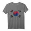Südkorea Flagge T-Shirt für Damen, Herren und Kinder – Klassisch geschnitten mit doppeltem Saum