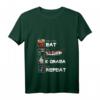 Damen Eat Sleep K-Drama Repeat TV Serien Idol Oppa Kpop Fan Lustig V-Ausschnitt T-Shirt – Perfektes Geschenk für Serien- und K-Pop Fans