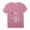 Damen Eat Sleep K-Drama Repeat TV Serien Idol Oppa Kpop Fan Lustig V-Ausschnitt T-Shirt – Perfektes Geschenk für Serien- und K-Pop Fans