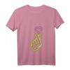 K-Pop Mädchen Handsymbol Kpop Herz T-Shirt mit V-Ausschnitt – Perfekt für K-Pop Fans, K-Drama Liebhaber & Südkorea Musikbegeisterte, ideales Geschenk