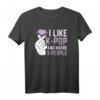 Ich mag K-Pop und 3 Leute T-Shirt - Lustiges Korea Motiv für K-Pop und K-Drama Fans