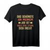 Lustiges Büro T-Shirt mit Spruch – Das Schönste an meinem Job ist, dass sich der Stuhl dreht, perfekt für Büroarbeiter & Kollegen