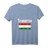 Tadschikistan Flaggen T-Shirt mit V-Ausschnitt für Damen und Herren – Perfekte Geschenkidee für Fans und Sportbegeisterte