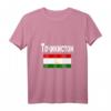 Tadschikistan Flaggen T-Shirt mit V-Ausschnitt für Damen und Herren – Perfekte Geschenkidee für Fans und Sportbegeisterte