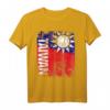 Taiwan Flagge T-Shirt für Damen, Herren & Kinder – Klassisch geschnitten mit doppelt genähtem Saum
