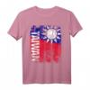 Taiwan Flagge T-Shirt für Damen, Herren & Kinder – Klassisch geschnitten mit doppelt genähtem Saum