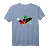 Deutschland und Tansania doppelte Staatsbürgerschaft T-Shirt – Lustiges Geschenk für Deutsche und Tansanier, perfekt für Geburtstag, Einreise & Urlaub