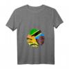Damen Tansanian Queen Black History Month T-Shirt mit afrikanischer Flagge – Stolz auf tansanische Wurzeln und schwarze Kultur