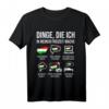 Ungarn Spruch Dinge in meiner Freizeit Heimat Ungarn T-Shirt – Lustiges patriotisches T-Shirt für Ungarnfans, Urlaub & Heimweh