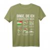 Ungarn Spruch Dinge in meiner Freizeit Heimat Ungarn T-Shirt – Lustiges patriotisches T-Shirt für Ungarnfans, Urlaub & Heimweh