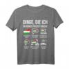 Ungarn Spruch Dinge in meiner Freizeit Heimat Ungarn T-Shirt – Lustiges patriotisches T-Shirt für Ungarnfans, Urlaub & Heimweh