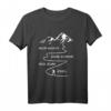 Nur noch eine Kurve bis zum Ziel T-Shirt – Lustiges Wandershirt für Frauen und Männer für Outdoor und Bergsteigen