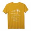 Nur noch eine Kurve bis zum Ziel T-Shirt – Lustiges Wandershirt für Frauen und Männer für Outdoor und Bergsteigen
