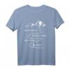 Nur noch eine Kurve bis zum Ziel T-Shirt – Lustiges Wandershirt für Frauen und Männer für Outdoor und Bergsteigen