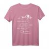 Nur noch eine Kurve bis zum Ziel T-Shirt – Lustiges Wandershirt für Frauen und Männer für Outdoor und Bergsteigen