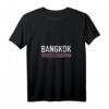 Damen Bangkok Thailand T-Shirt mit V-Ausschnitt - Leichtes Reise-T-Shirt mit Thailand-Flagge für Strand, Natur & Kultur