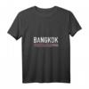 Damen Bangkok Thailand T-Shirt mit V-Ausschnitt - Leichtes Reise-T-Shirt mit Thailand-Flagge für Strand, Natur & Kultur