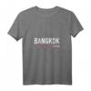Damen Bangkok Thailand T-Shirt mit V-Ausschnitt - Leichtes Reise-T-Shirt mit Thailand-Flagge für Strand, Natur & Kultur