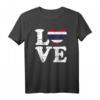 Thailand Liebe T-Shirt mit Flagge in Herz – Perfekt für Urlaub, Strand und Reisen nach Bangkok, Phuket, Koh Samui und mehr