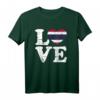 Thailand Liebe T-Shirt mit Flagge in Herz – Perfekt für Urlaub, Strand und Reisen nach Bangkok, Phuket, Koh Samui und mehr