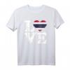Thailand Liebe T-Shirt mit Flagge in Herz – Perfekt für Urlaub, Strand und Reisen nach Bangkok, Phuket, Koh Samui und mehr