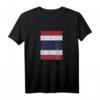 Thailand T-Shirt mit Flagge & Briefmarke – Perfekt für Reiselustige, Strandurlaub & als Geschenkidee für Fernweh-Fans