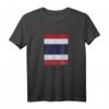 Thailand T-Shirt mit Flagge & Briefmarke – Perfekt für Reiselustige, Strandurlaub & als Geschenkidee für Fernweh-Fans