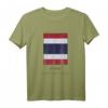 Thailand T-Shirt mit Flagge & Briefmarke – Perfekt für Reiselustige, Strandurlaub & als Geschenkidee für Fernweh-Fans