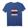 Thailand T-Shirt mit Flagge & Briefmarke – Perfekt für Reiselustige, Strandurlaub & als Geschenkidee für Fernweh-Fans