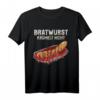 Bratwurst Krümelt Nicht - Lustiges BBQ Grillen Currywurst T-Shirt für Fleischliebhaber, Hobbygriller & Wurstfans