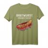 Bratwurst Krümelt Nicht - Lustiges BBQ Grillen Currywurst T-Shirt für Fleischliebhaber, Hobbygriller & Wurstfans
