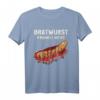 Bratwurst Krümelt Nicht - Lustiges BBQ Grillen Currywurst T-Shirt für Fleischliebhaber, Hobbygriller & Wurstfans