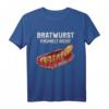 Bratwurst Krümelt Nicht - Lustiges BBQ Grillen Currywurst T-Shirt für Fleischliebhaber, Hobbygriller & Wurstfans