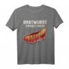 Bratwurst Krümelt Nicht - Lustiges BBQ Grillen Currywurst T-Shirt für Fleischliebhaber, Hobbygriller & Wurstfans