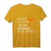 Thüringer vom Grill Bratwurst Grillen Grillfest Grillmeister T-Shirt – Lustiges Grilloutfit für Männer und Frauen, Perfekt für Grillpartys, Geburtstage & Weihnachten