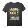 Herren Lustiges Tiefbauer Geschenk T-Shirt - Witziges Bauarbeiter Shirt für Bauprofis & Tiefbauer