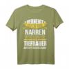 Herren Lustiges Tiefbauer Geschenk T-Shirt - Witziges Bauarbeiter Shirt für Bauprofis & Tiefbauer