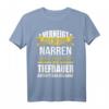 Herren Lustiges Tiefbauer Geschenk T-Shirt - Witziges Bauarbeiter Shirt für Bauprofis & Tiefbauer