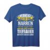 Herren Lustiges Tiefbauer Geschenk T-Shirt - Witziges Bauarbeiter Shirt für Bauprofis & Tiefbauer