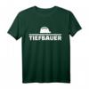 Herren Tiefbauer T-Shirt mit Baustellenhelm - Robuste Arbeitskleidung für Bauprofis im Hoch- und Tiefbau