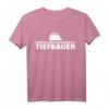 Herren Tiefbauer T-Shirt mit Baustellenhelm - Robuste Arbeitskleidung für Bauprofis im Hoch- und Tiefbau