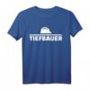 Herren Tiefbauer T-Shirt mit Baustellenhelm - Robuste Arbeitskleidung für Bauprofis im Hoch- und Tiefbau