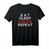 Eat Sleep Salsa Repeat T-Shirt – Lustiges Tanzshirt für Salsa Tänzer, Lehrer & Dance Liebhaber als Geschenk