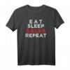 Eat Sleep Salsa Repeat T-Shirt – Lustiges Tanzshirt für Salsa Tänzer, Lehrer & Dance Liebhaber als Geschenk