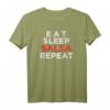 Eat Sleep Salsa Repeat T-Shirt – Lustiges Tanzshirt für Salsa Tänzer, Lehrer & Dance Liebhaber als Geschenk