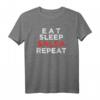 Eat Sleep Salsa Repeat T-Shirt – Lustiges Tanzshirt für Salsa Tänzer, Lehrer & Dance Liebhaber als Geschenk