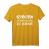 Torsten T-Shirt, lustige Geschenkidee mit Spruch 'Der Mann. Der Mythos. Die Legende.' – Perfekt für Geburtstag, Weihnachten & humorvolle Anlässe